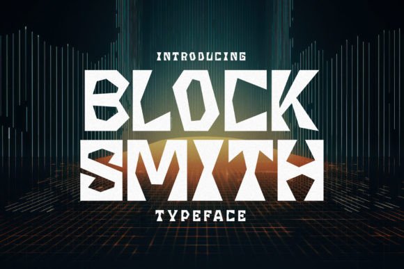 Blocksmith: A Bold Display Font for Handmade Labels & Printables