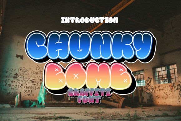 Chunky Bomb: A Playful Display Font for Digital Branding