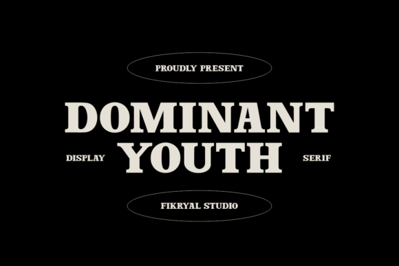 Dominant Youth: A Confident Display Serif for Bold Branding