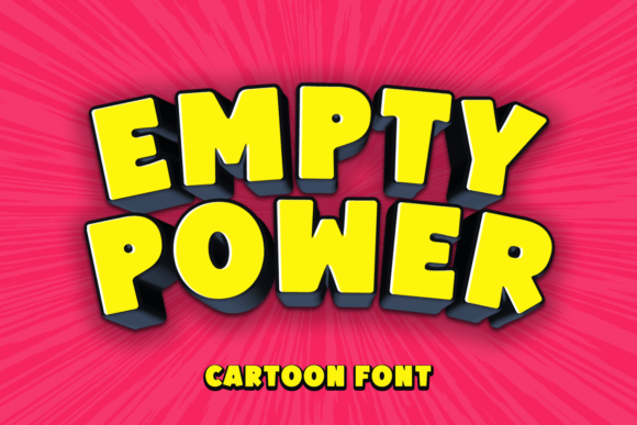 Empty Power: A Bold Display Font for Impactful Web Typography