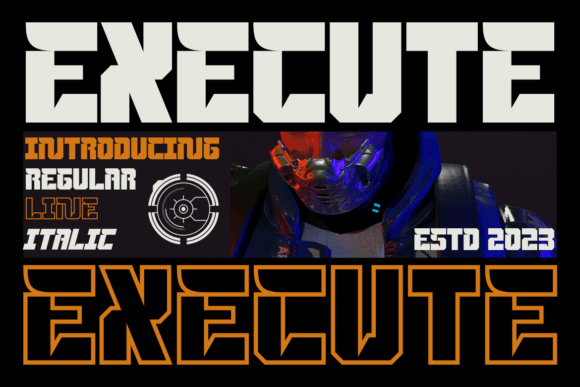 Execute: A Display Font That Anchors Editorial Mood