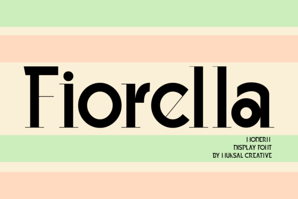 Fiorella: A Modern Display Font That Breathes Life Into Editorial Design