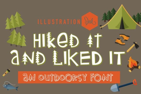 Hiked It and Liked It: A Display Font That Lands Like a Trailhead Sign