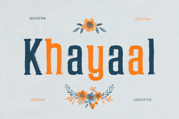 Khayaal: A Bold, Handcrafted Display Font for Digital Branding