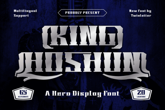 King Hoshun: A Bold Display Font for Editorial Design