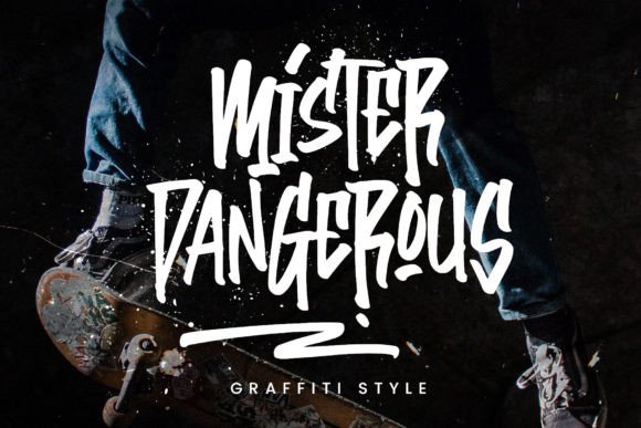 Mister Dangerous: A Bold Display Font for Street-Smart Branding