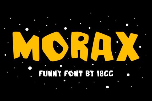 Morax: A Solid Stone-Like Display Font That Anchors Brand Identity