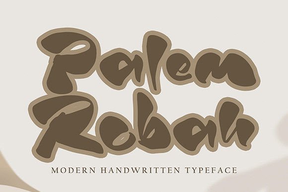 Palem Robah: A Display Font with Editorial Charm