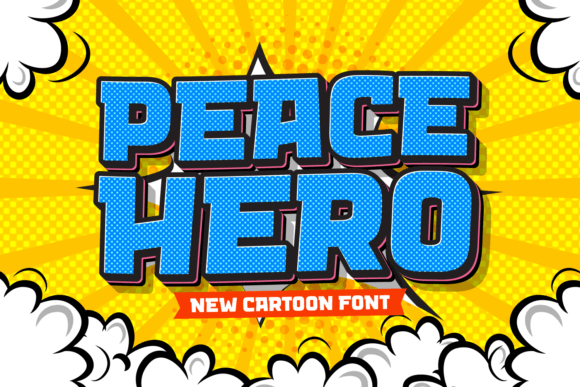 Peace Hero: A Chunky Cartoon Display Font That Delivers
