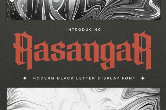 Rasangar: A Bold Display Font for Confident Digital Branding