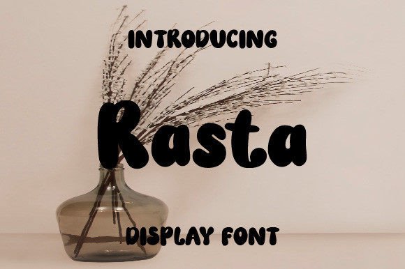 Rasta: A Thick Handwriting Font That Grabs Attention