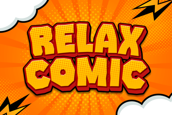 Relax Comic: A Display Font That Makes Your Message Pop