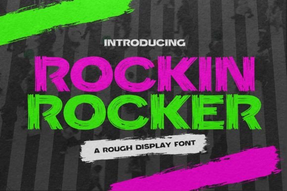 Rockin Rocker: A Bold Display Font for Handmade Brands