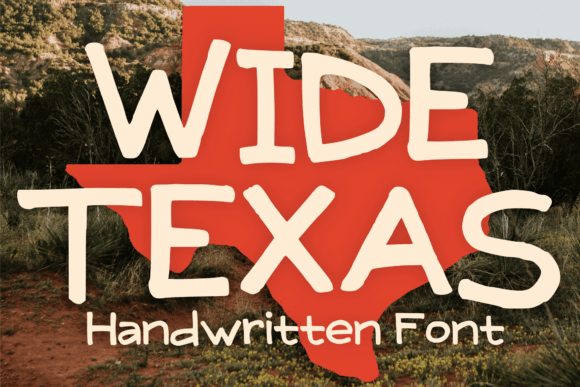 Wide Texas: A Playful Display Font with Editorial Charm
